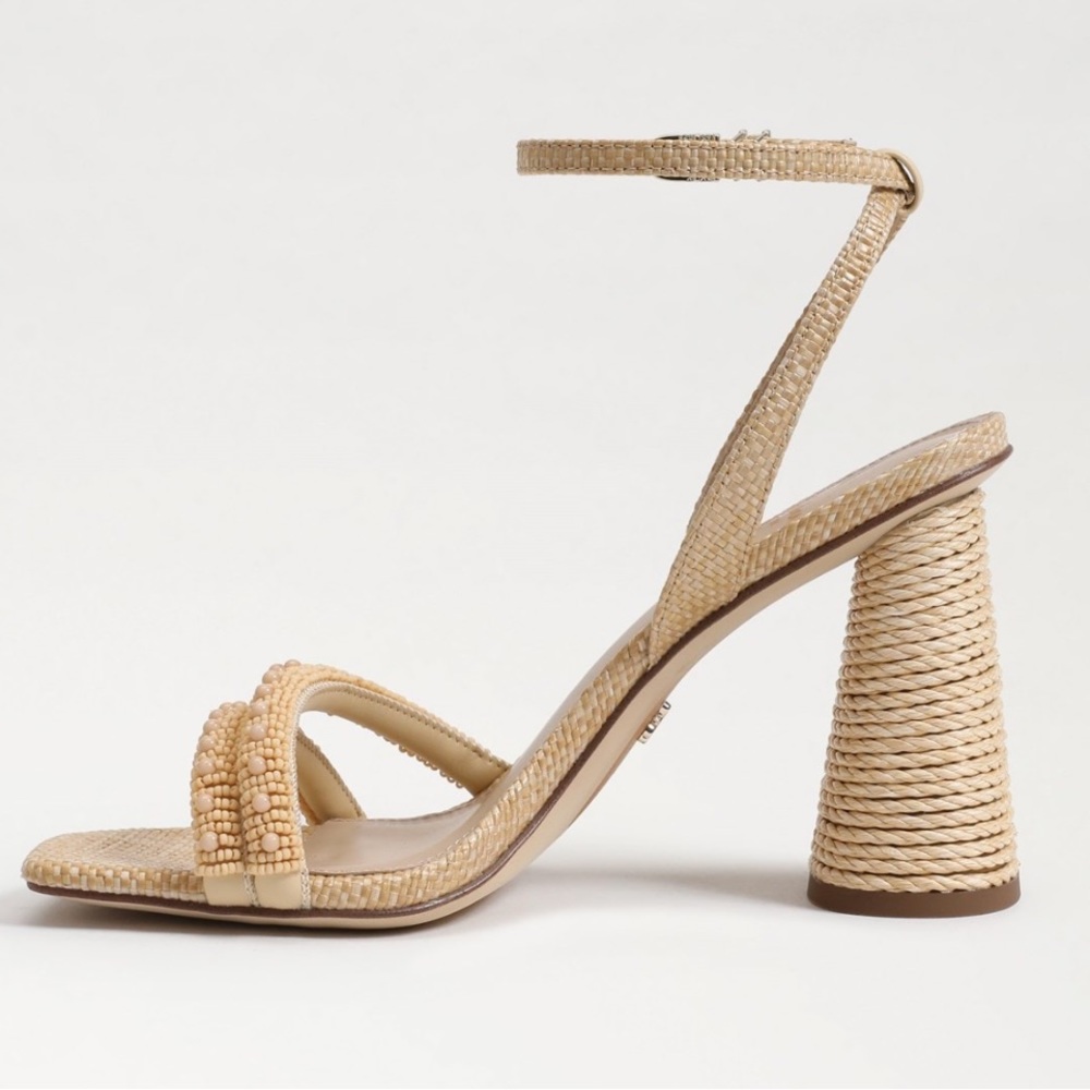 NWT Sam Edelman Kia Beads Block Sandal - Picture 5 of 14